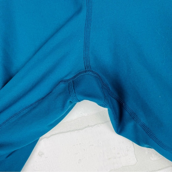 Vibrant Teal Size XXL Corsair Cropped Leggings Capris Teal with‎ inside pocket - Picture 4 of 8